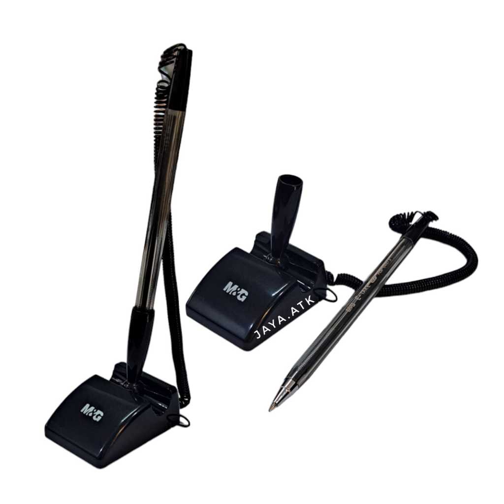 

PULPEN MEJA TEMPEL PEN STAND HITAM BIRU 0.7MM M&G ABP64873 BALLPOINT PEN