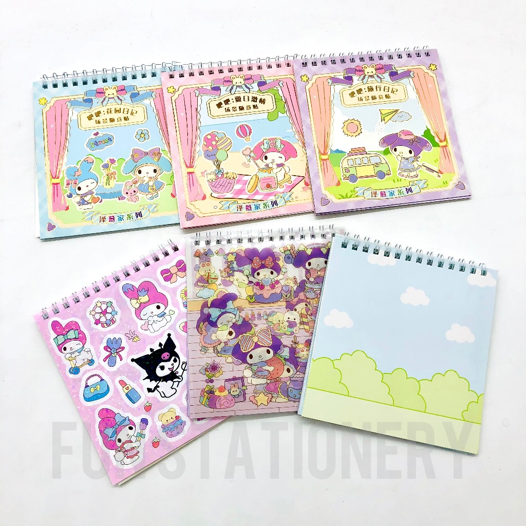 

BUKU STICKER SZ-197 SANRIO / NOTEBOOK STICKER KOREA LUCU