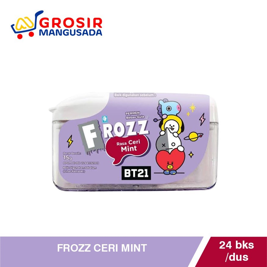 

Frozz Cherry Mint Permen Dingin Bebas Gula Menyegarkan