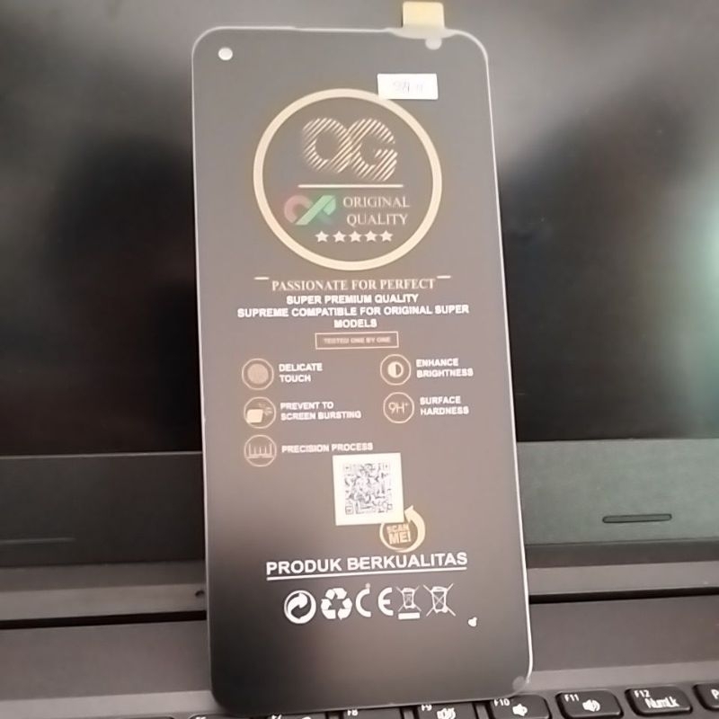 LCD TOUCHSCREEN OPPO A53 2020/REALME 7i/REALME C17 BLACK OG SUPER ORI