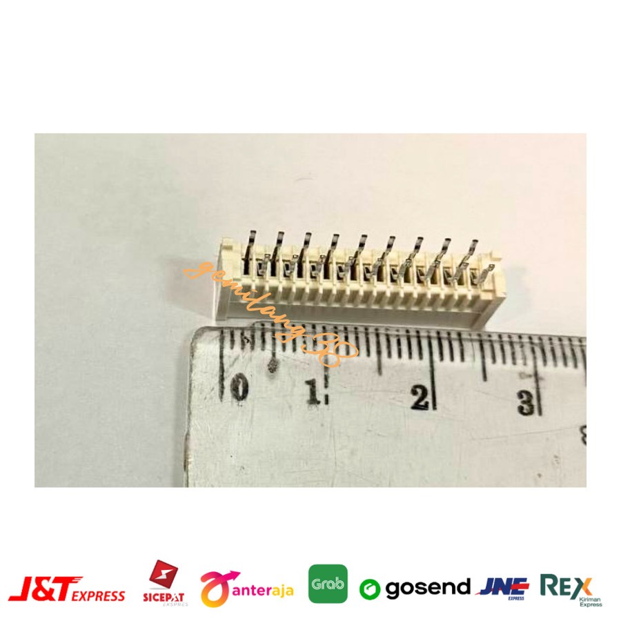 Soket Konektor 18 pin KSR 1.25 mm Socket Kabel Flexible FFC FPC 18 pin