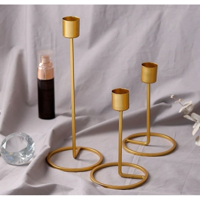 Tempat Lilin hiasan meja makan stand lilin