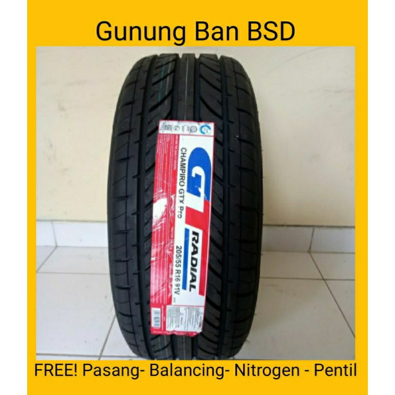 Ban GT GTX Pro 205/55 R16