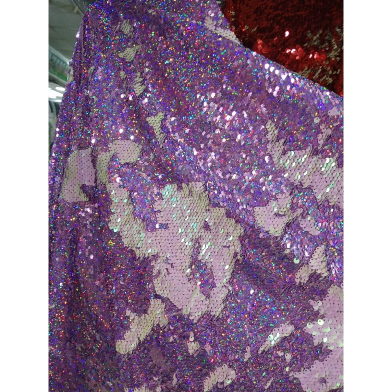 Kain/Bahan Sequin Seribu Payet Bolak Balik [COD]