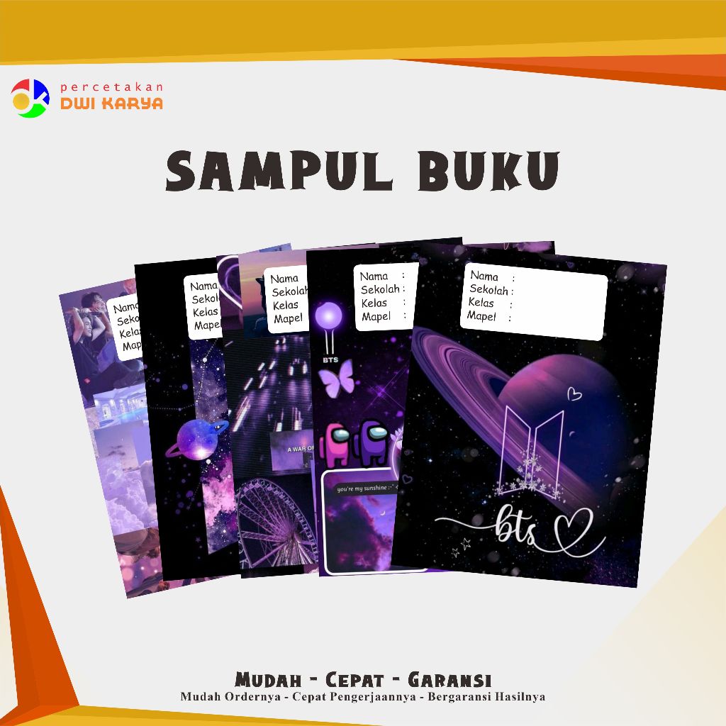 

Sampul Buku BTS Uk 21x16 Cm Bisa Request Ukuran