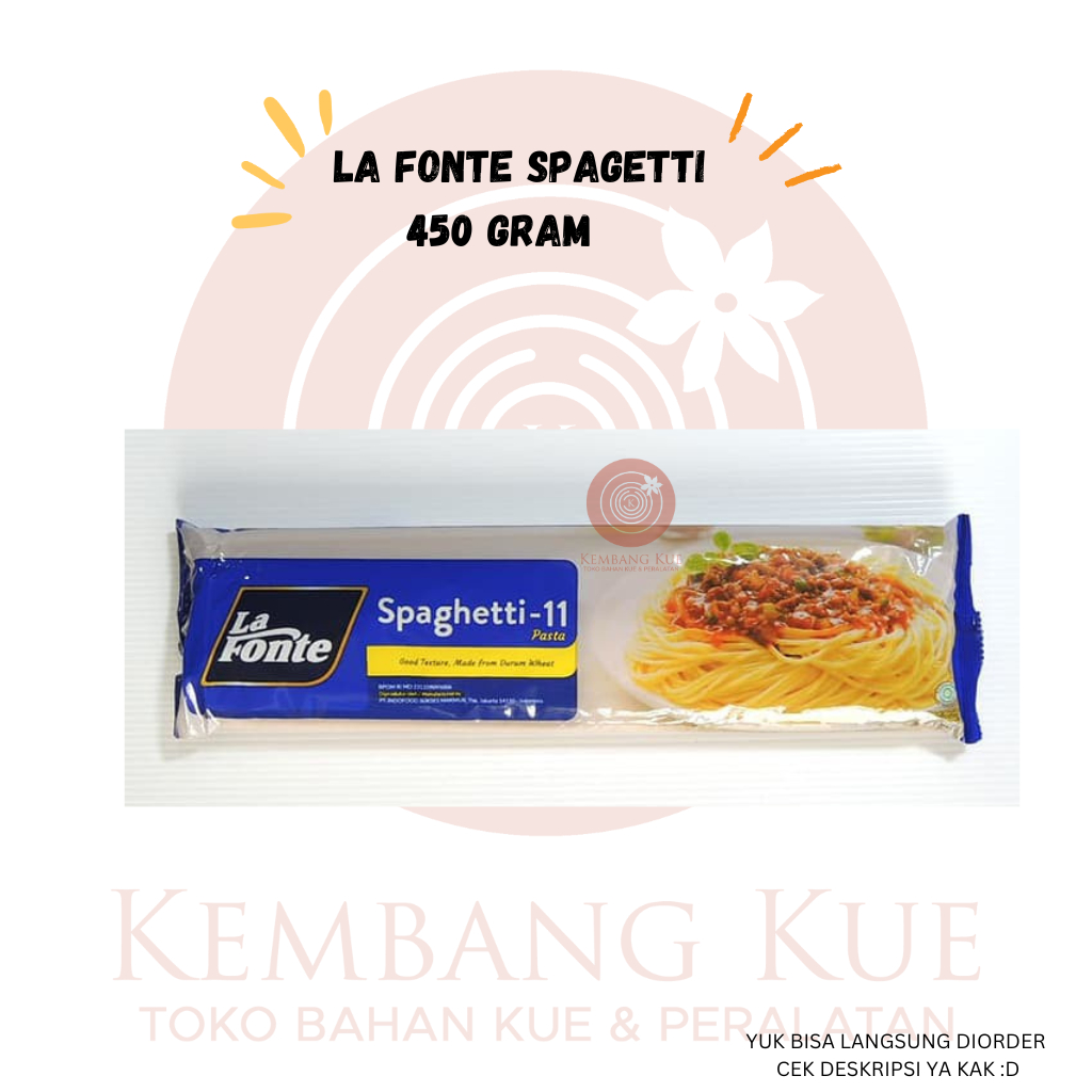 

Spagetti la fonte 450 gram / la fonte spaggeti
