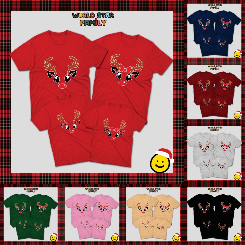 BAJU NATAL KELUARGA KAOS NATAL KAOS NATAL KELUARGA BAJU NATAL WANITA BAJU NATAL ANAK KAOS MERRY CHRI