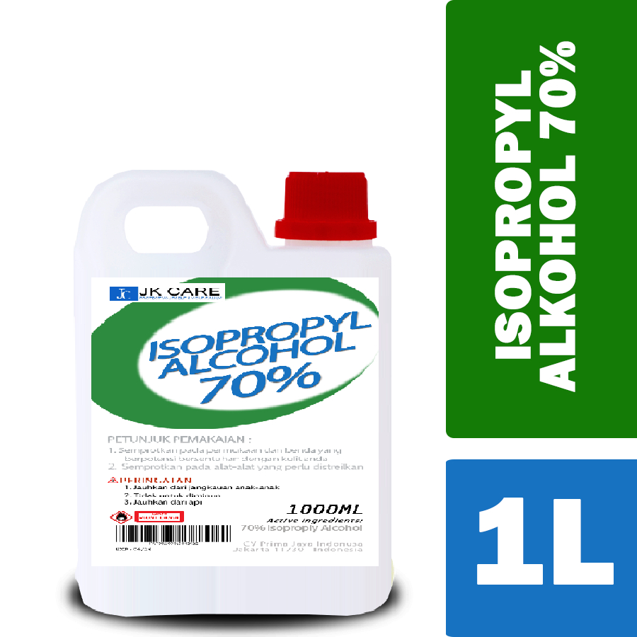 ISOPROPYL ALKOHOL 70% 1 LITER JKCARE