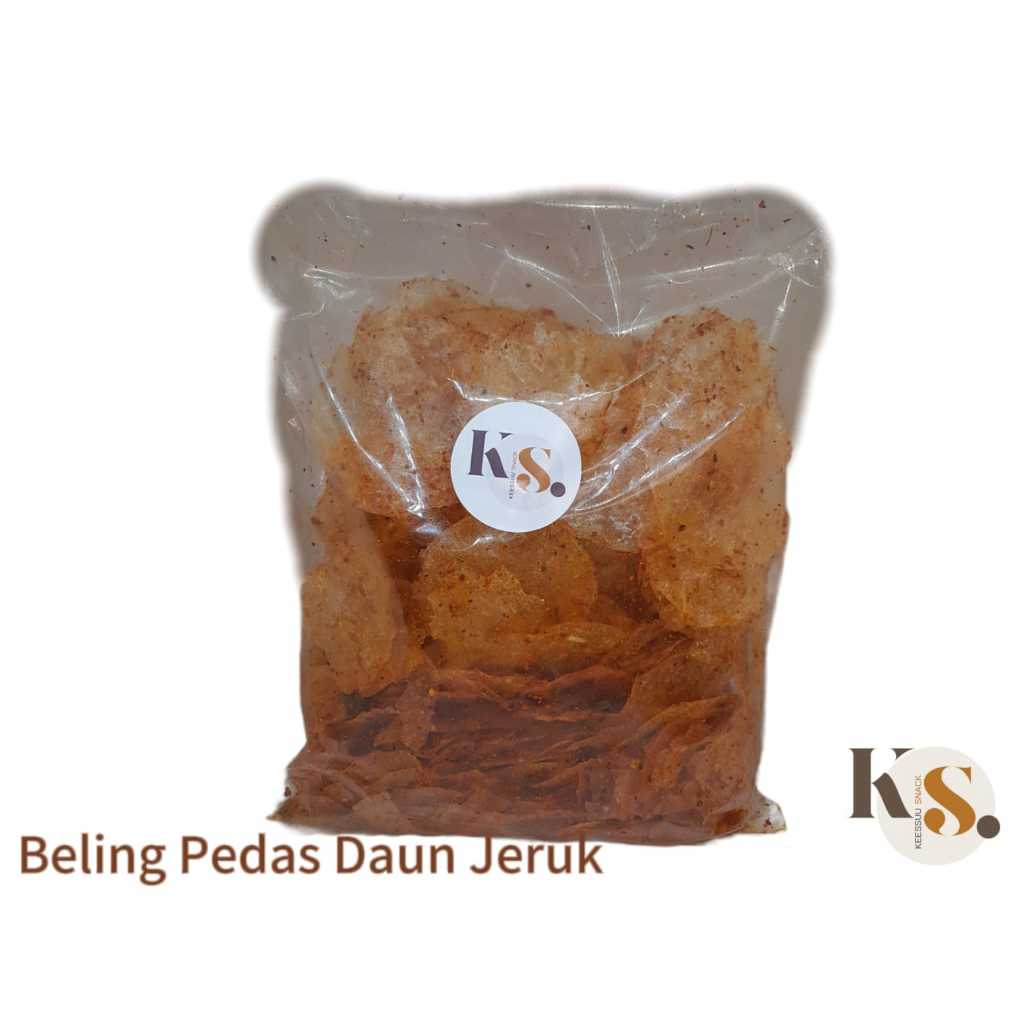 

Snack Kering Kripik Kaca/Beling Pedas Gurih Kemasan 200gr