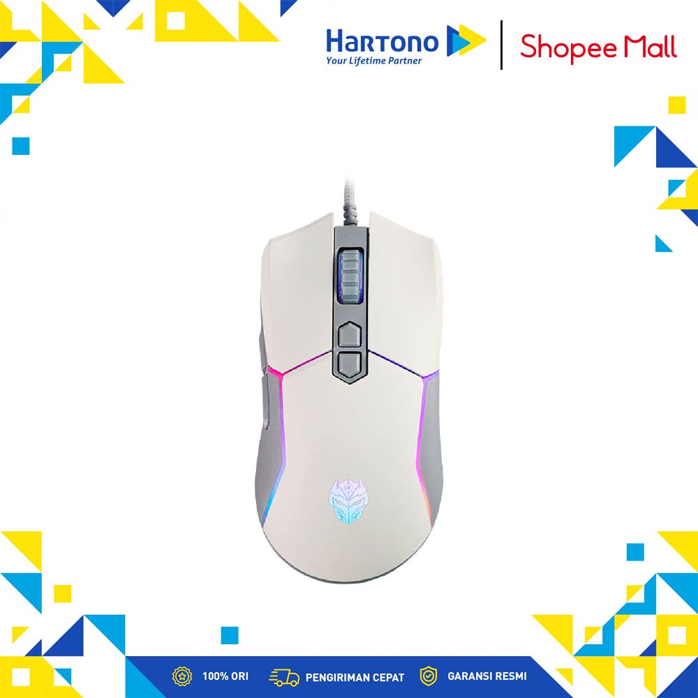 Rexus Xierra X16 Gaming Cable Mouse White X16-WH