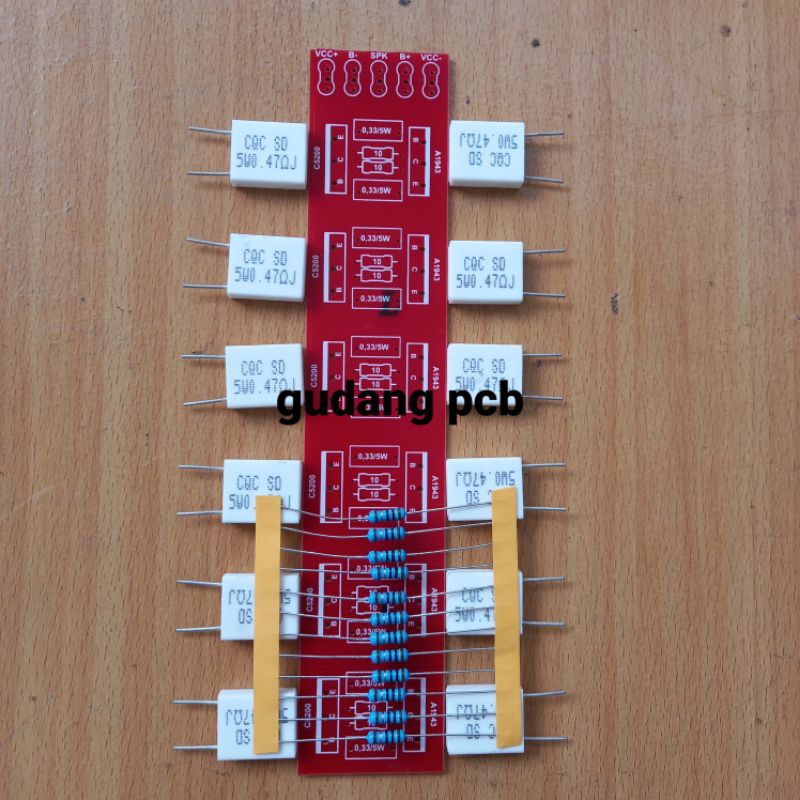 DIY pcb toshiba 6 set plus resistor taiwan pcb tr toshiba pcb line toshiba pcb transistor toshiba 6 