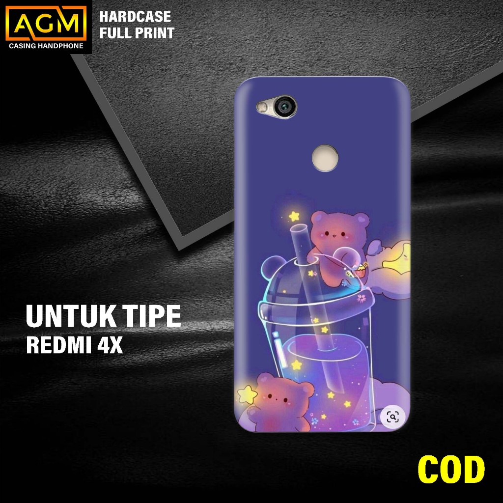Case Redmi 4X - Casing Hp xiaomi Motif Boba Terbaru Hardcase fullprint 3D Case - Kesing Hp Xiaomi Pa