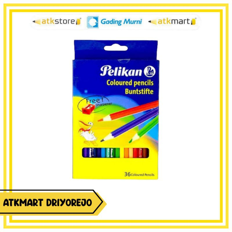 

PELIKAN PENSIL WARNA 36 WARNA - PENCIL COLOUR