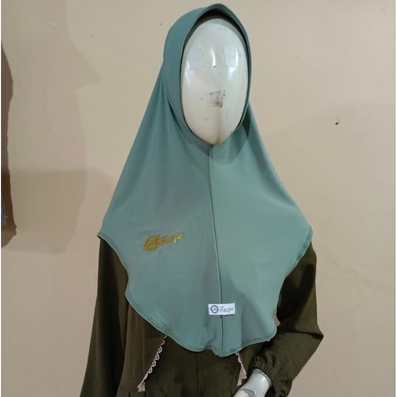 916 Jilbab al faezya PET FLOW SPORT TANGGUNG press gold oval dex jersey super/hijab af Alfaezya ori 