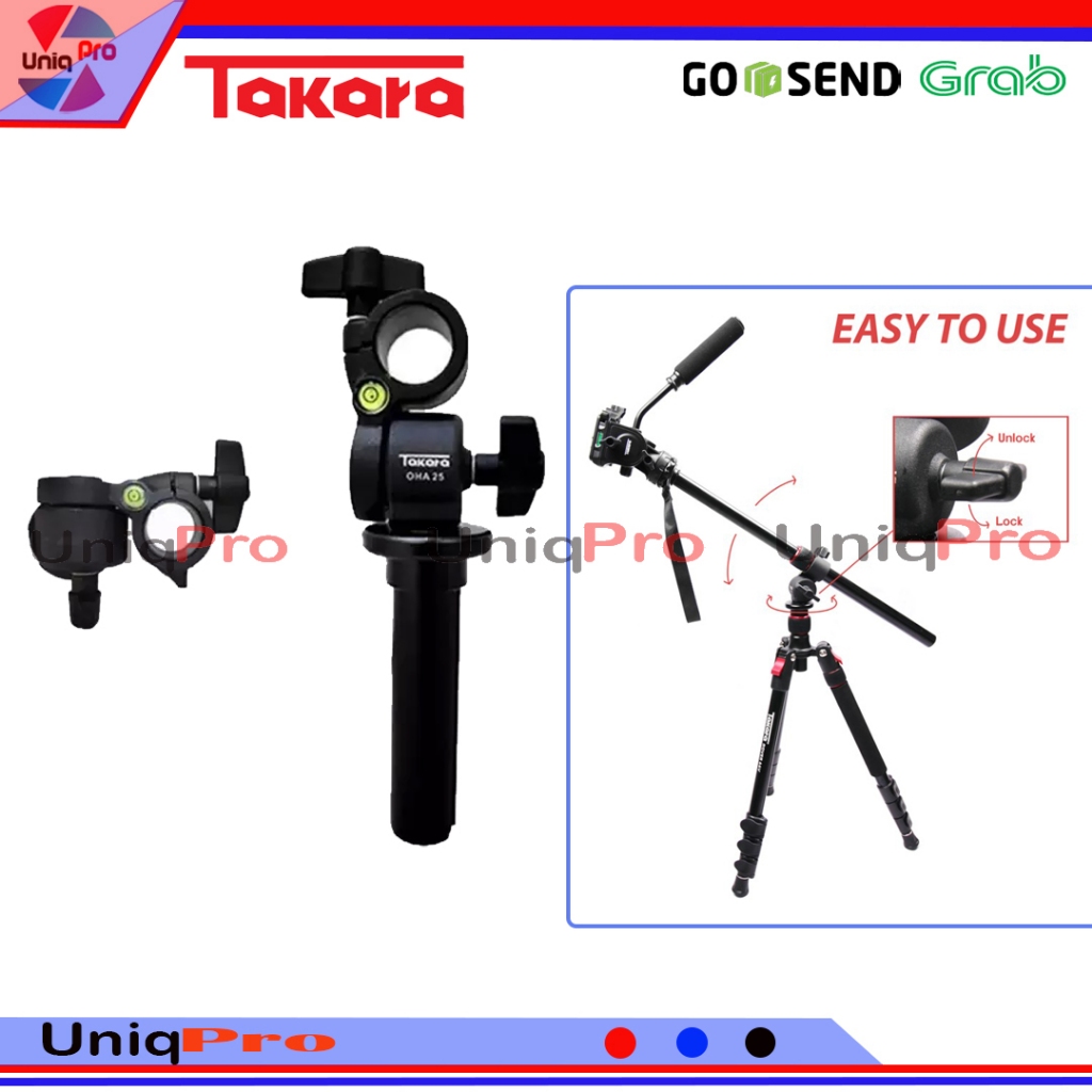 Takara OHA 25 Universal Over Head Arm Bracket for Horizontal Tripod