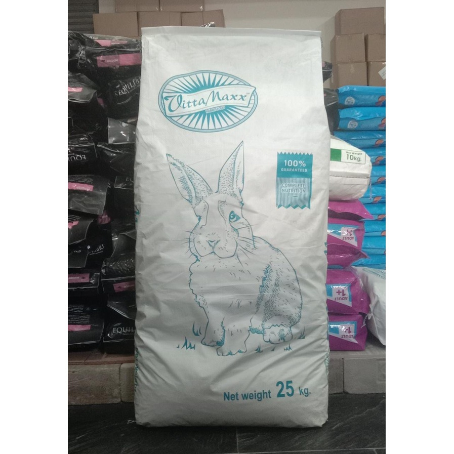 Makanan Kelinci Vitamax Rabbit Food 25kg - Pelet Kelinci Vitamax Rabbit