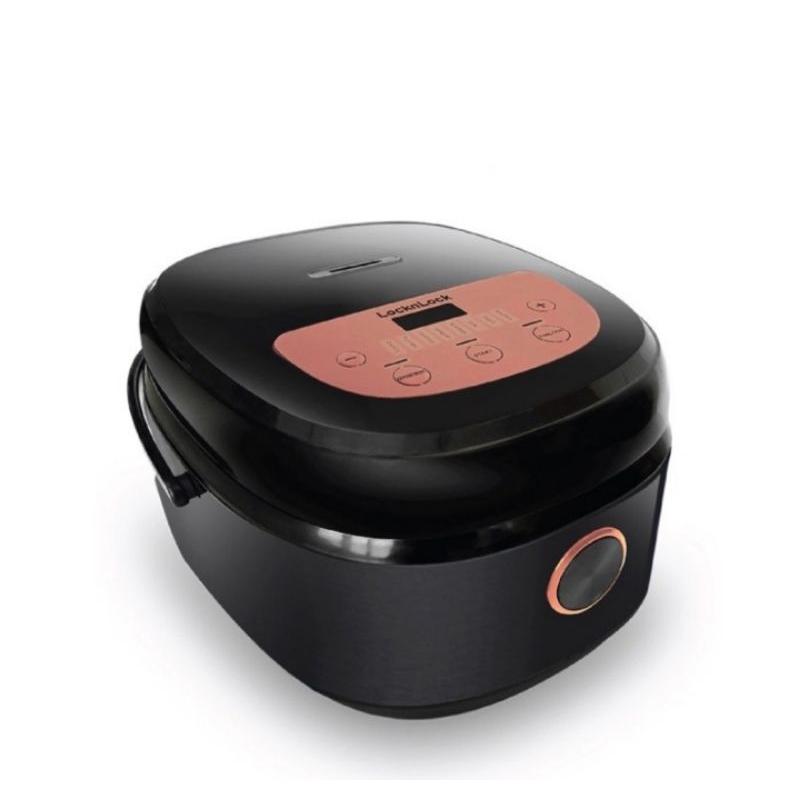LocknLock EJR328BLK - NEW Rice Cooker Digital Low Carbo 2 Liter