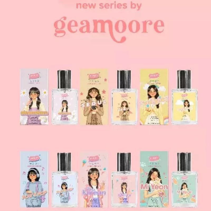 Geamoore Korean Parfum 15ml / Parfum Korea / Play K Pop / A Day In Seoul / Saranghae / Miss Korean /