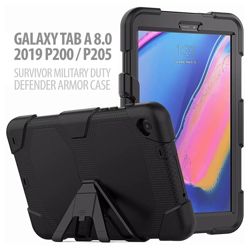 Case Rugged Samsung Galaxy Tab A8 P200 P205 2019 Defender Armor Case