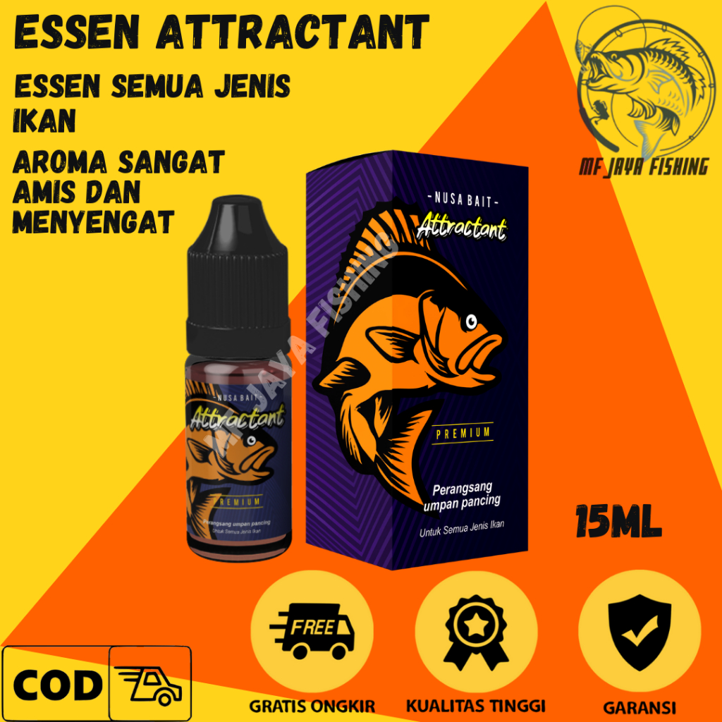 Essen Pancing Babon Ikan Mas Nila Lele Bawal Bandeng Belanak Esen Air Tawar dan Laut Essen Semua Jen