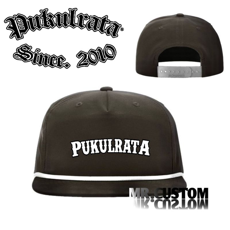 Topi Snapback Classic PukulRata / RopeHat Vintage / Snapback Klasik Oldskool Pria Wanita PUKULRATA M