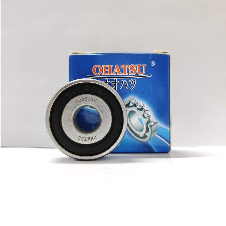 Ohatsu Ball Bearing Laher 6002 10 2RS Tutup Karet Asli Original 6002-10-2RS