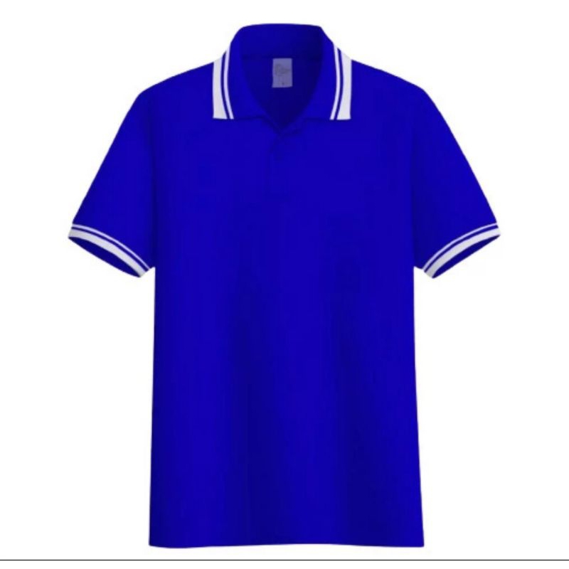 kaos polos pria kaos polo shirt kaos polo kaos kombinasi list -warna biru