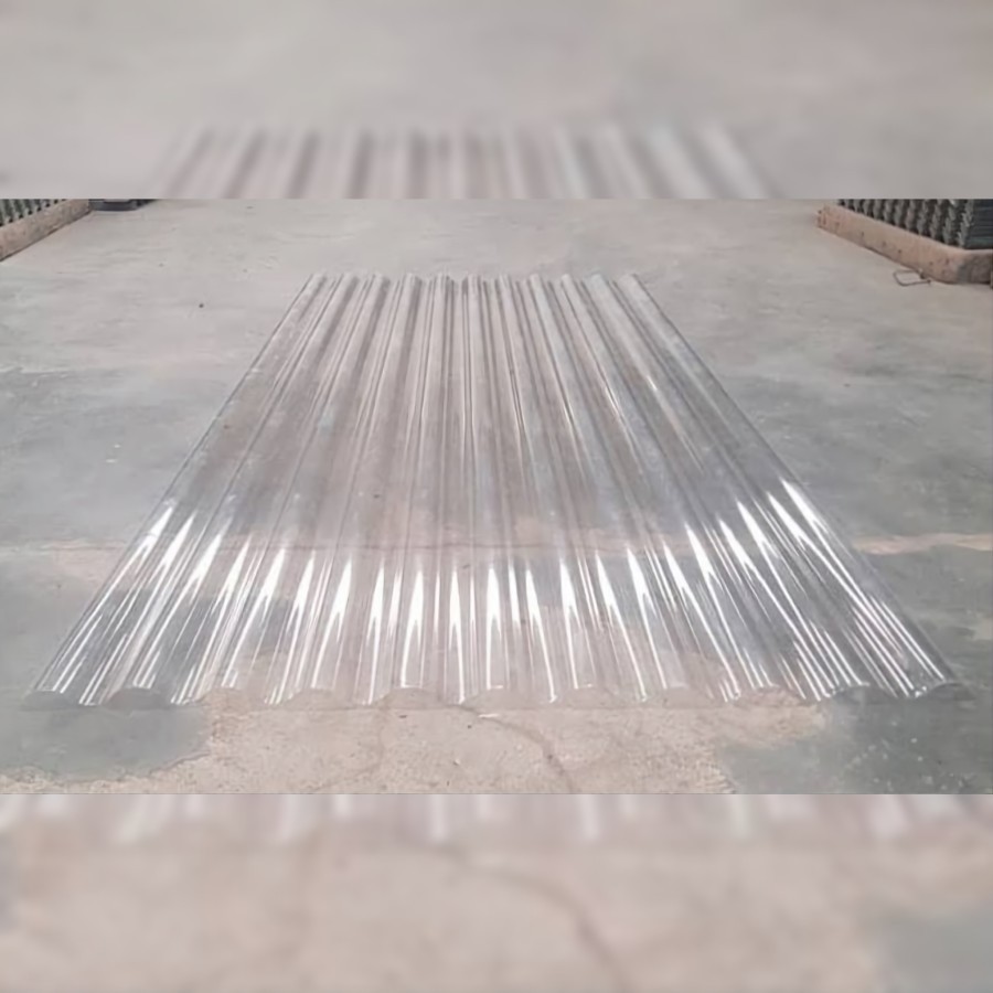 SENG PLASTIK PVC GELOMBANG SENG TRANSPARAN TEBAL 0,6MM READY MANADO