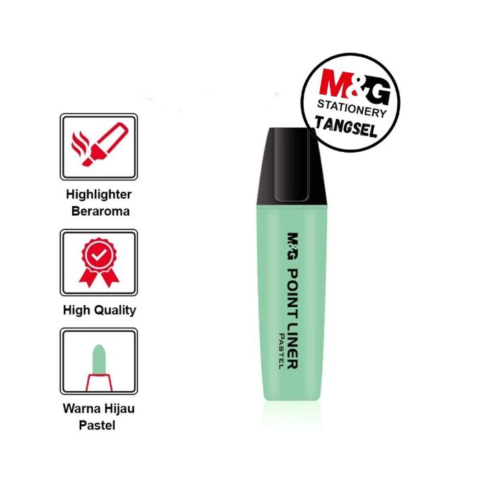 

M&G Highlighter Cerah Stabilo / Scented Highlighter Pastel Mint