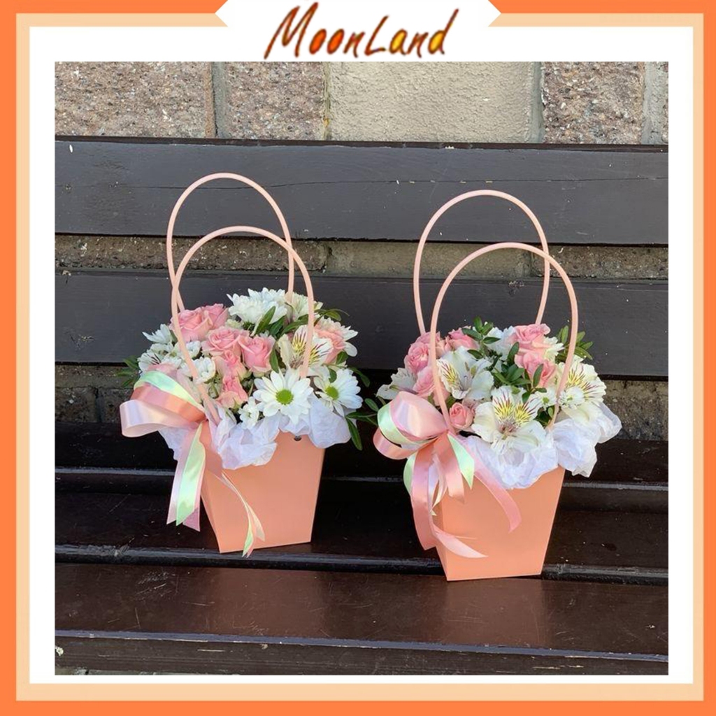 

Flower Packing Paper Bag Gift Box Tas Bouquet Flower Handbag KB1005