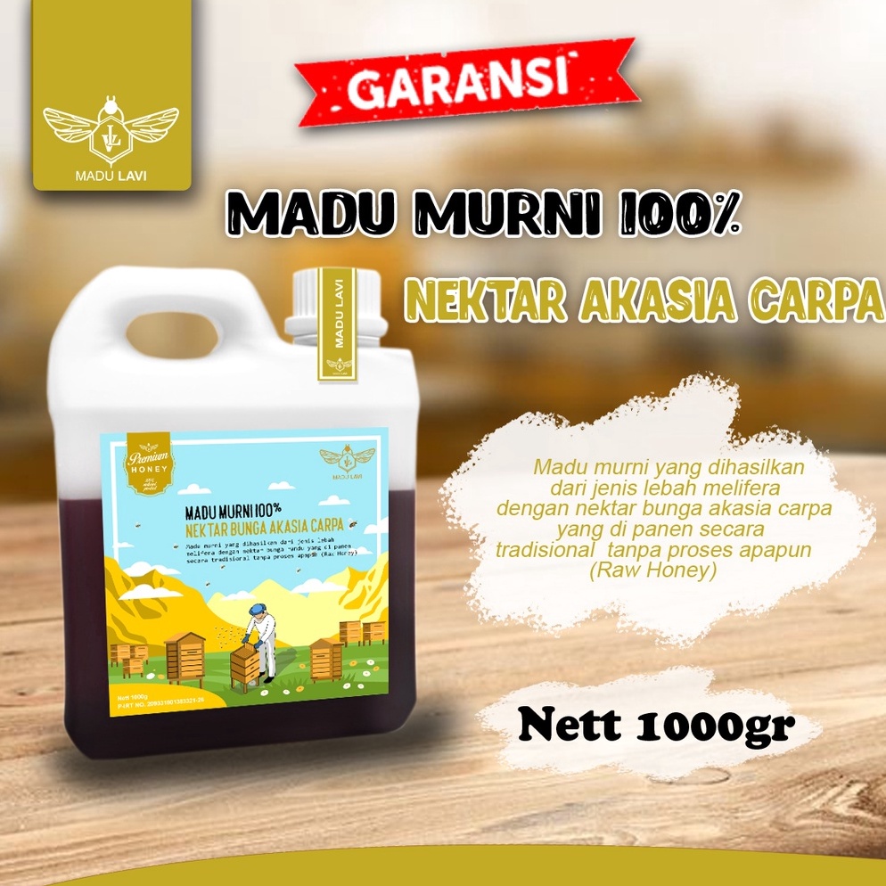 

Past! Murah Madu Lavi Murni Asli Nektar Akasia Grade A 100% Alami Pure Raw Honey [288]