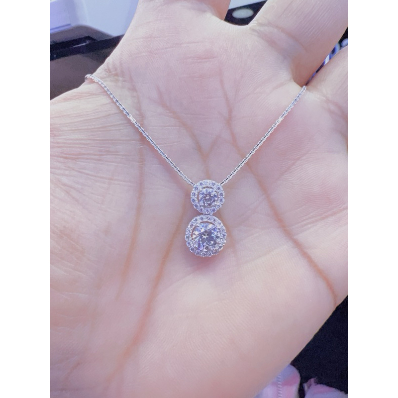 KALUNG SATU SET LIONTIN AMERO NEW EMAS ASLI 17k