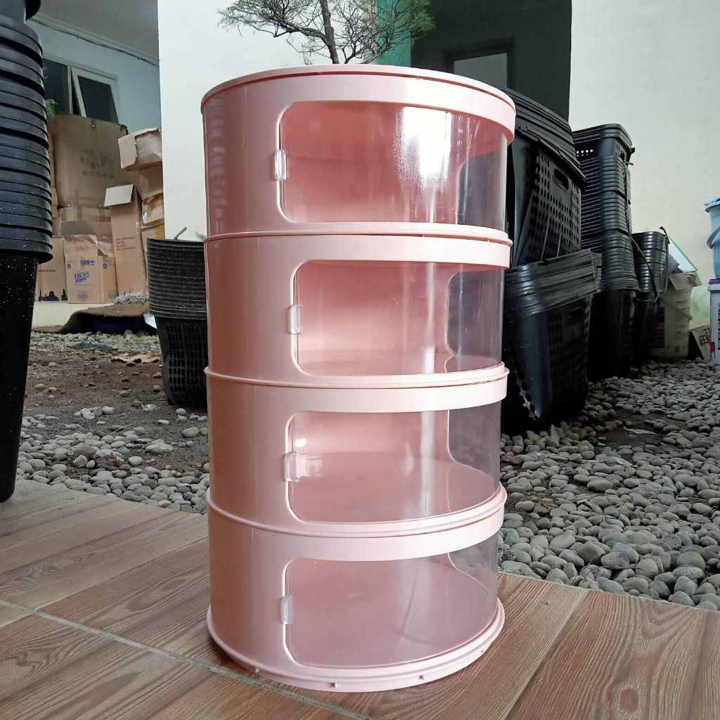 REDHOUSE Tudung Saji Rak Susun Makanan Susun 4 Susun 5 Estetik