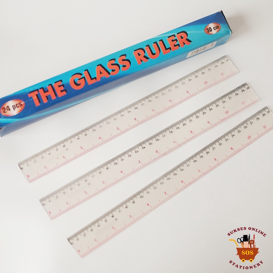 

[KODE VNDSB] SOS Penggaris MICROTOP 30 cm MT-0730(12pc) / Penggaris Plastik / Ruler/Garisan