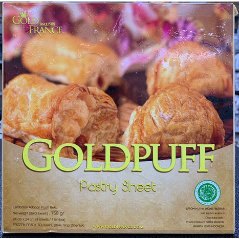 

GOLD PUFF PASTRY SHEET 750 GR