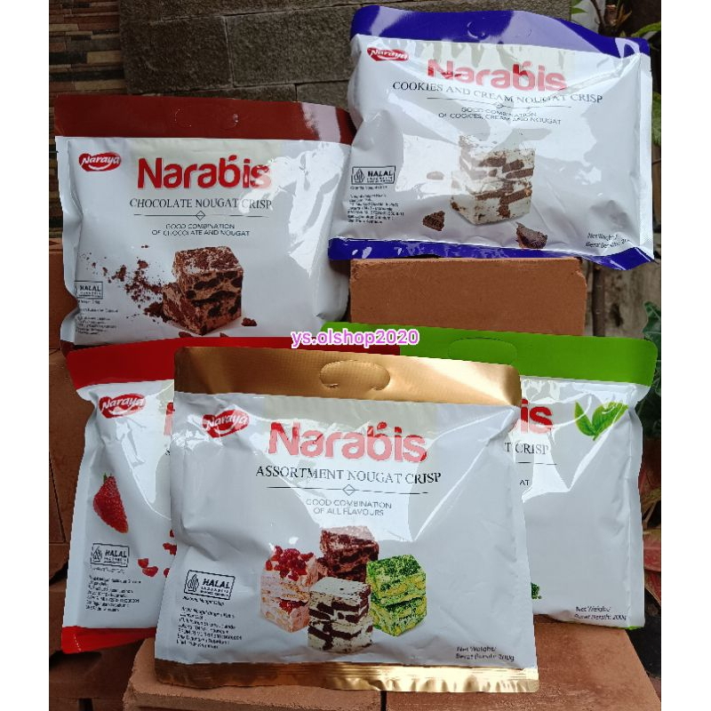 

ready 1 Pack NARAYA NARABIS NOUGET CRISPY 200gr