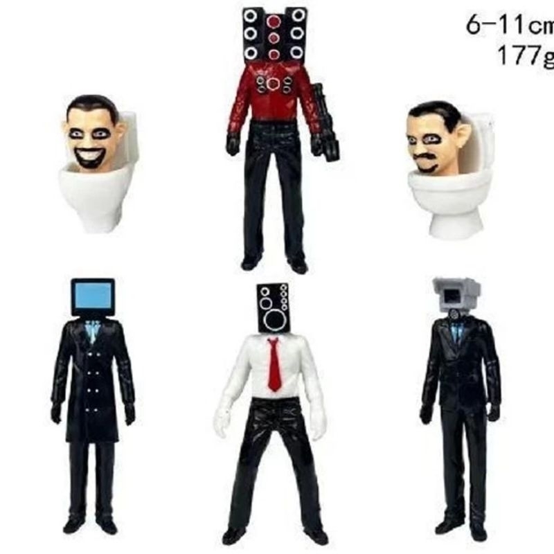 Skibidi toilet mainan skibidi toilet speaker skibidi toilet mainan tv man cameraman