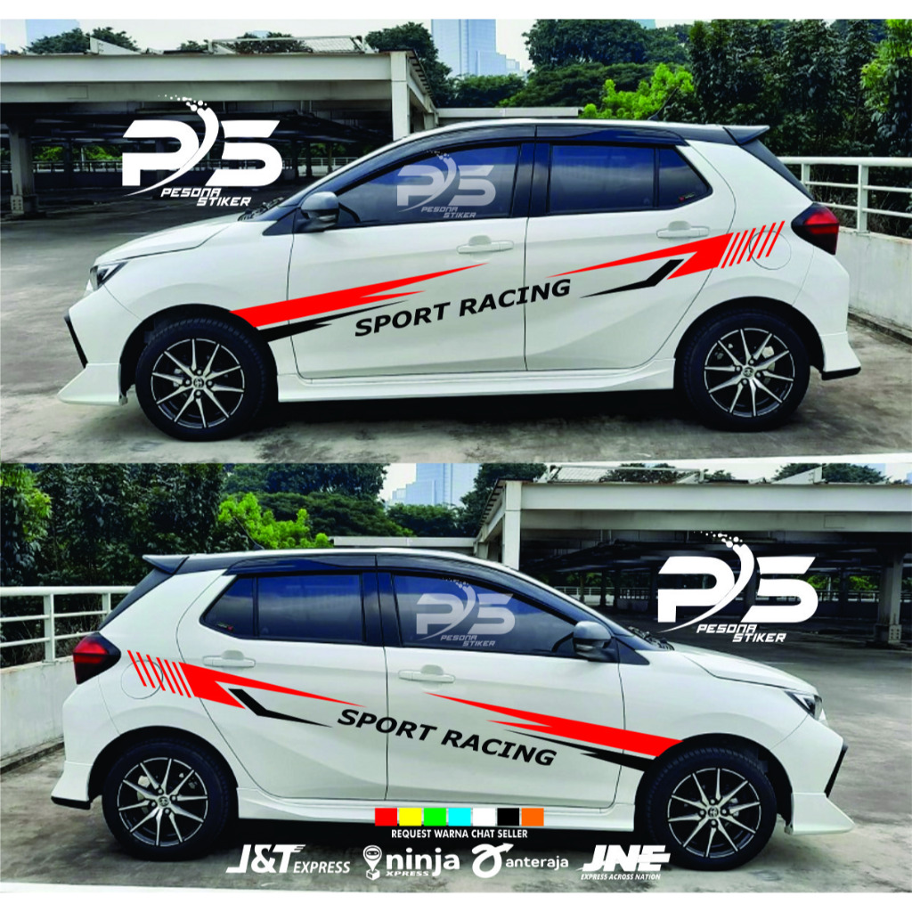 Cutting Stiker Mobil Agya Honda Jazz Stiker List Agya Alya Brilio