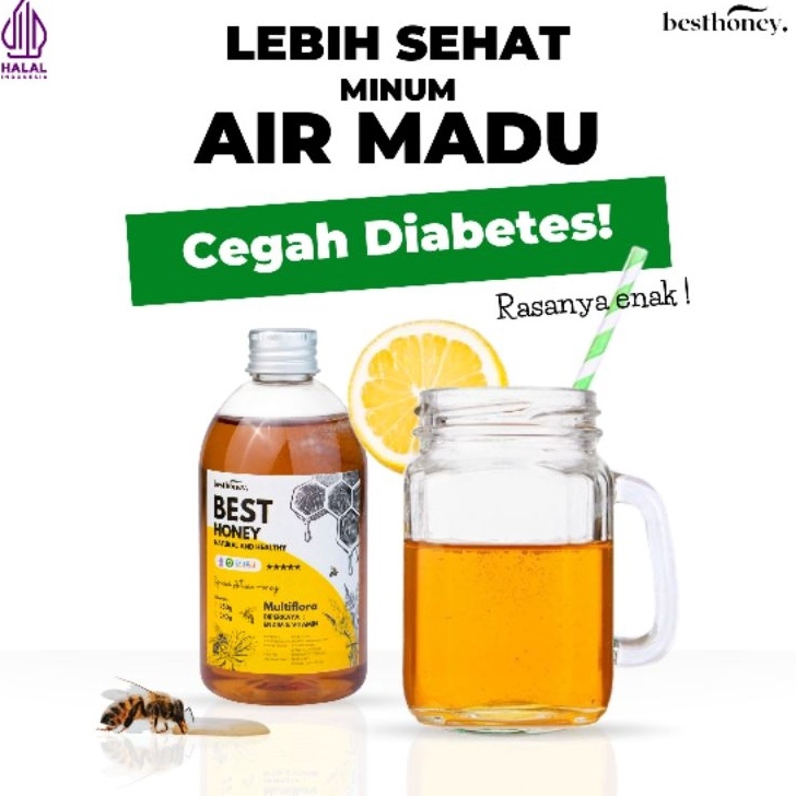 

[KODE PRODUK 7DLTT5387] Besthoney - Madu Asli Madu Multiflora Original - 350gr