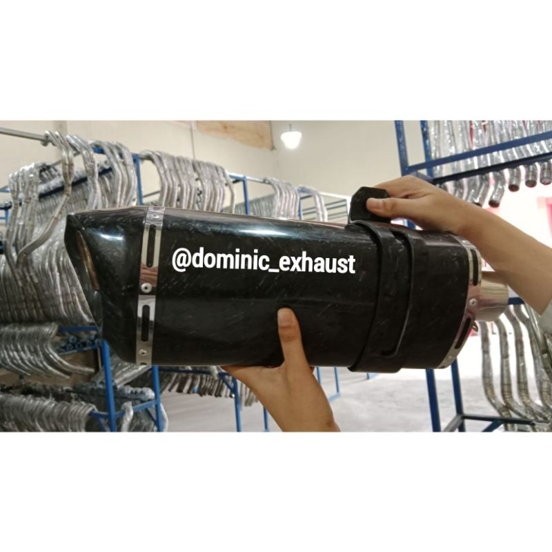 Knalpot Dominic carbon kevlar forged