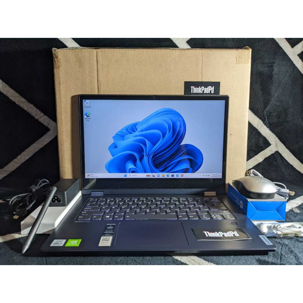 Laptop Gaming Design Lenovo IdeaPad C340 2in1 Core i7 10510U SSD 1Tb Murah Slim Mulus