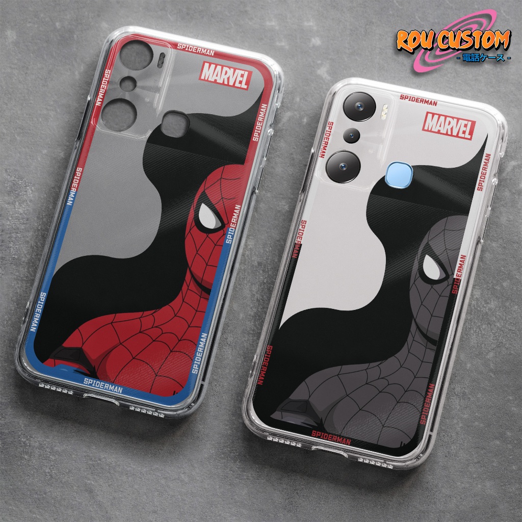 Case POCO M3 F3 X3 X3 PRO X3 NFC X3 GT M3 PRO 4G M3 PRO 5G M4 PRO M5 M5S C40 X5  Rou Custom [ SPIDER