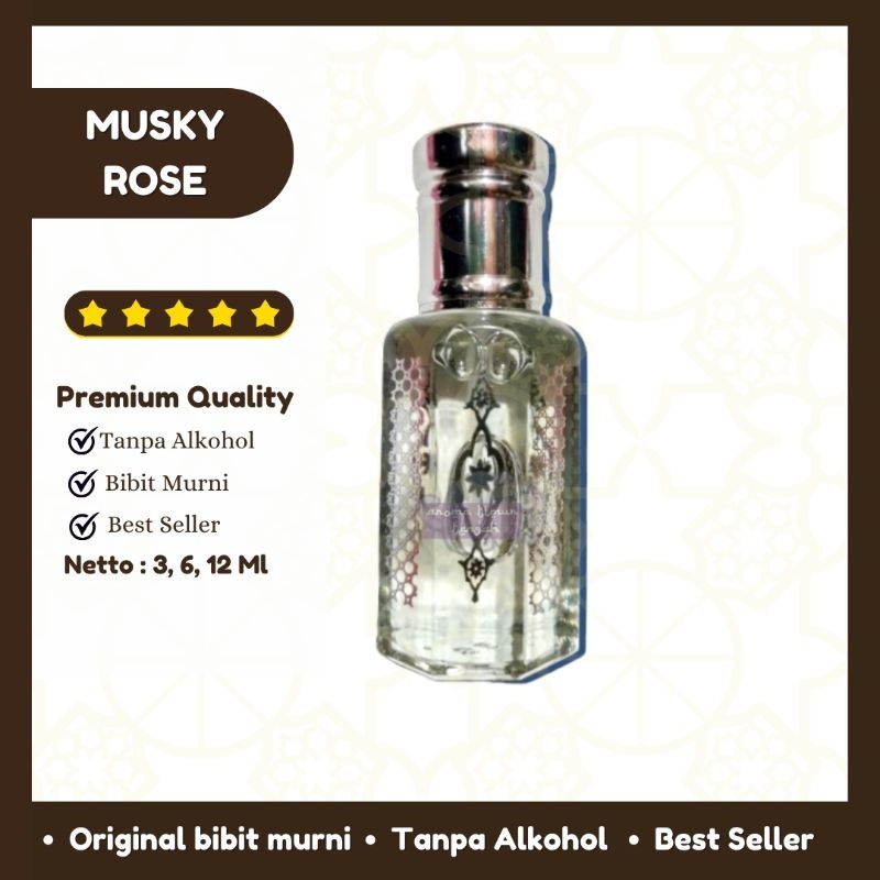 SURRATI MUSKY ROSE | PARFUME RAUDHAH BEST SELLER