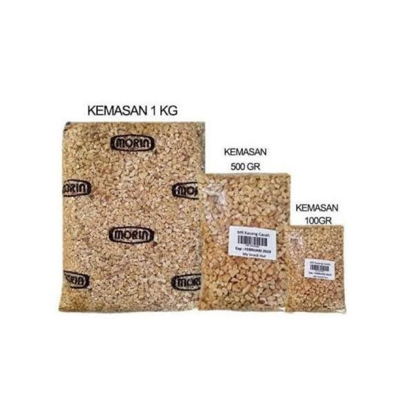 

Morin Kacang Tanah Sangrai / Tumbuk / Cacah Panggang REPACK 100gr, 250gr, 500gr