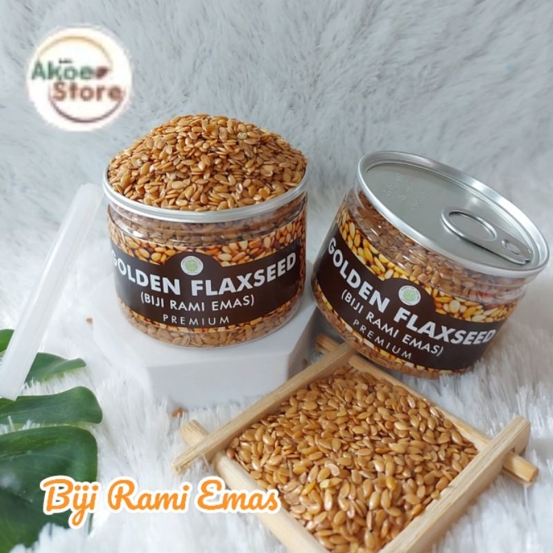 

Biji Rami Emas/Golden Flaxseed Organik Kualitas Premium