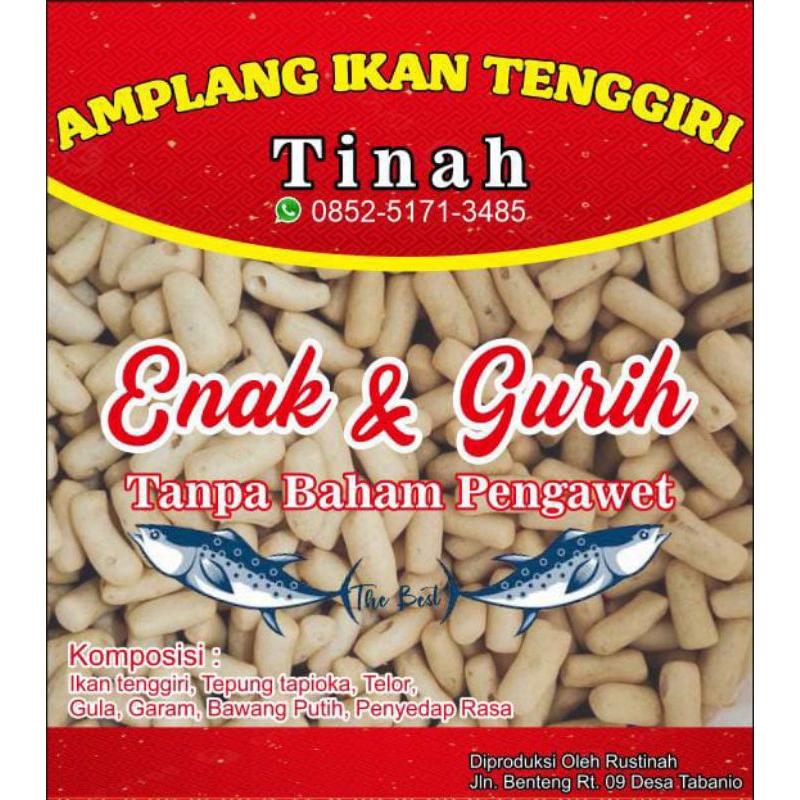 

AMPLANG IKAN TENGGIRI KHAS TABANIO 70g