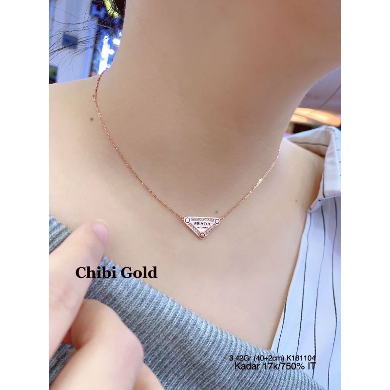 kalung koye italy emas 750 kadar 17k-chibi