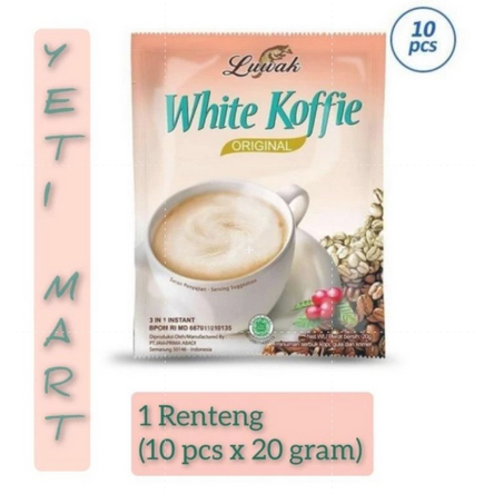 

Luwak White coffe 1 renceng isi 10 sachet