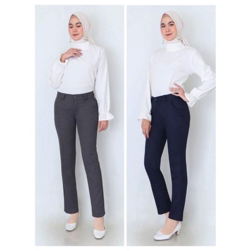 celana kerja wanita kantor celana wanita Celana Kerja Wanita Kantor Highwaist