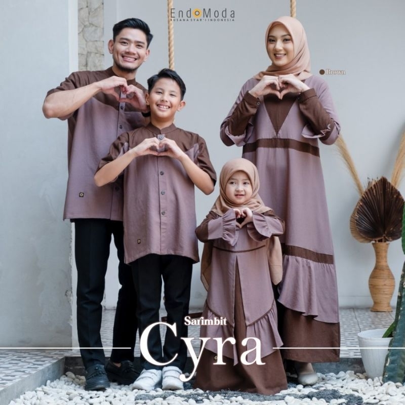 Endomoda, Sarimbit Cyra Dress Women By Endomoda / Sarimbit lebaran / Sarimbit kekinian